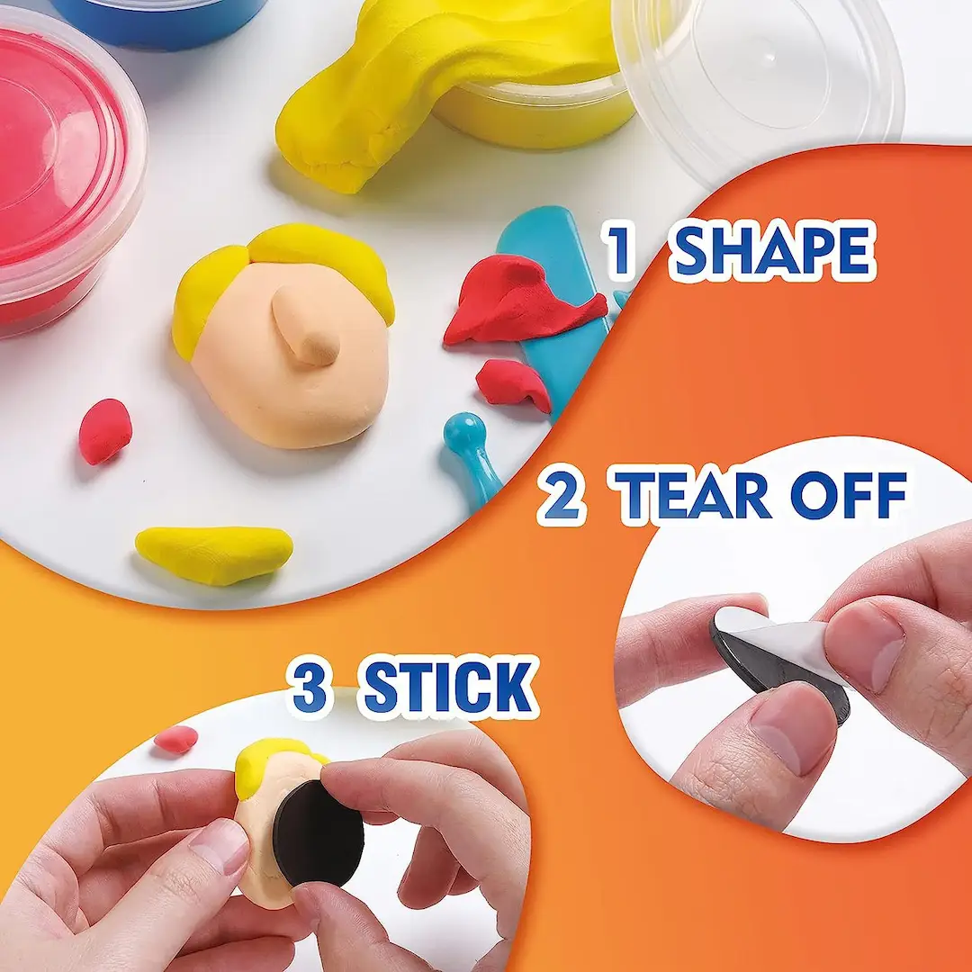 Air Dry Clay Kit - Easy DIY Fridge Magnets