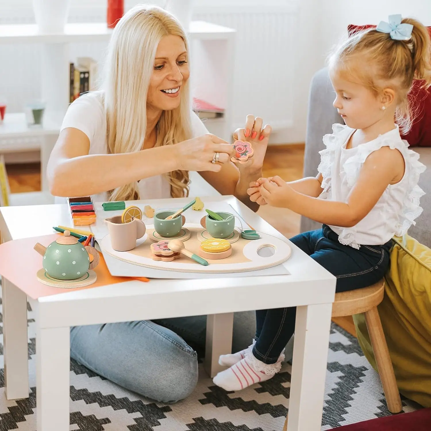 Cutest Wooden Tea Set for Kids’ Pretend Play